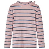 Tricou pentru copii cu maneci lungi, roz deschis, 128 GartenMobel Dekor, vidaXL