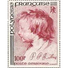 Polinezia Franceza 1977 - Rubens, 100Fr Posta Aeriana, neuzat