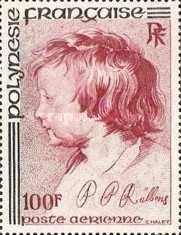 Polinezia Franceza 1977 - Rubens, 100Fr Posta Aeriana, neuzat foto