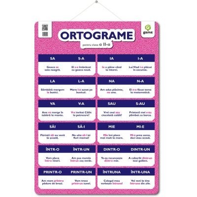Ortograme Pentru Clasa A Ii-A, - Editura Gama foto