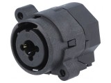 Soclu Jack 6,3mm XLR THT Mamă Drept