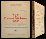 1930-1941 Zotta COD de PROCEDURA CIVILA ADNOTAT Vol. IV Ed.a2-a Drept Legislatie