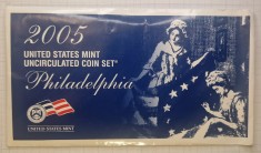 Set Monede Monetarie United States Statele Unite America USA, 2005, Philadelphia, 10 monede