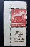 Deutsches Reich-1940-Ajutorul de Iarnă (Michel 757 / WHW Carnet) MNH Marcă de Colț St&acirc;nga-Sus cu Margine Superioară -Bn1