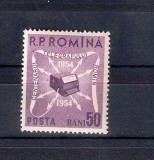 ROMANIA 1954 - CENTENARUL TELEGRAFULUI ROMAN, MNH - LP 379