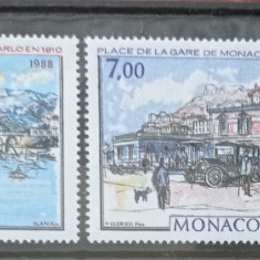 TS21 - Timbre serie Monaco - 1988 Mi1878-1879