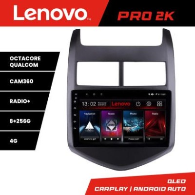 Navigatie Chevrolet Aveo 2010-2013 Lenovo Kit-AVEO10 8 core QLED 2K 8+256 360 Android Waze USB Navigatie Internet Youtube Radio CarStore Technology foto