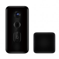 Sonerie inteligenta cu camera video Xiaomi Smart Doorbell 3, wireless, cu receptor