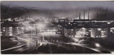 Bnk cp Hunedoara - Vedere nocturna - circulata, Printata