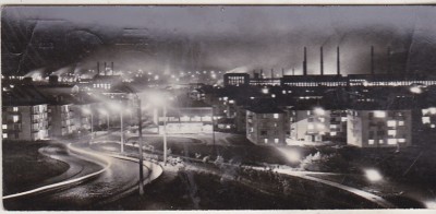bnk cp Hunedoara - Vedere nocturna - circulata foto