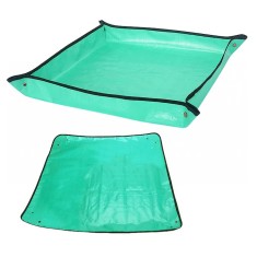 Set 2 covorase pentru gradinarit Lopotin, 100 x 100 cm, PE, verde