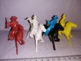 Bnk jc Lido lot 4 figurine plastic cowboy (6)