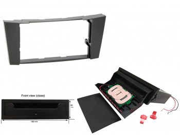 Kit rama radio cu incarcator wireless Mercedes E-Class W211 foto
