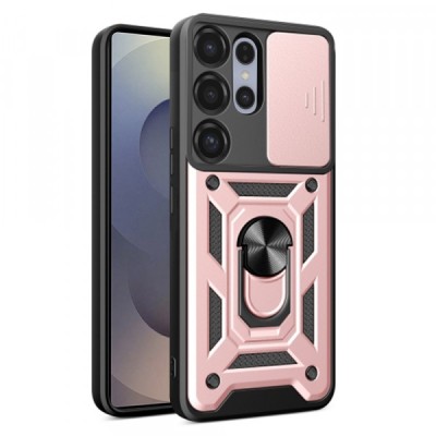 Husa pentru Samsung Galaxy S25 Ultra S938, Techsuit, CamShield, Roz foto