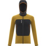 Hanorac Barbati Millet Fusion Grid M Deep Jungle/Safran L, PolarTec, Termic, Alpinism, Schi, Buzunare Fermoar