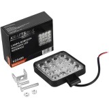 Proiector 30 W, tensiune 12 - 40 V, mini lampa de lucru pentru atelier, 12 becuri, 2500 lm 6000K, Kraft