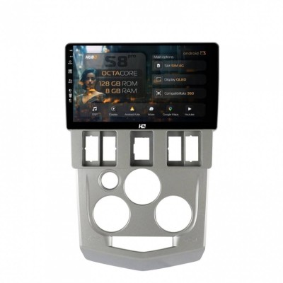 Navigatie Dacia Logan PH1 (2004-2009) 8GB RAM Android 13 Octacore Slot Sim 4G DSP GPS Wi-FI Carplay Android Auto USB Bluetooth Waze Touchscreen 9 Inch foto