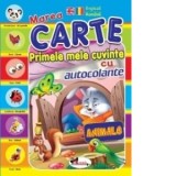 Primele mele cuvinte cu autocolante. Animalele ( engleza-romana)