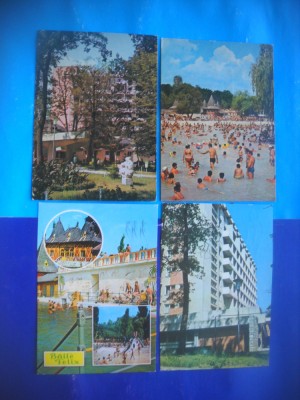 HOPCT LOT 2656 -IP-BAILE FELIX -JUD BIHOR-4 CARTI POSTALE-CIRCULATE foto
