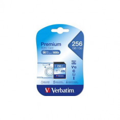 Card de memorie Verbatim Premium SDXC 256GB Clasa 10 foto