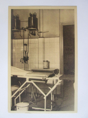 Carte postala necirc.Paris-Spitalul militar Foch,sala de mică chirurgie anii 20 foto