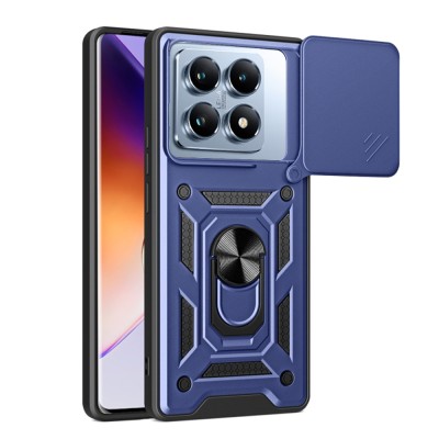 Husa Xiaomi 14T Pro protectie camera Techsuit CamShield Series, albastru foto