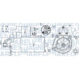 Electromotor Volvo C70 2 Convertible (542) 03.06-12.13, S40 2 (544) 12.03-12.12, S60 I (384) 07.00-04.10, S80 I (184) 05.98-02.08, S80 2 (124) 03.06-