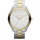 Michael Kors Runway Ceas de Damă cu Auriu Brățară Metalică MK3198