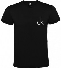 Tricou Negru CK Logo COD T0422 foto