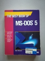 MS DOS 5 (sisteme de operare) (programare) (in limba engleza) foto