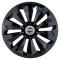 Set 4 capace roti Fox negru R15 Compatibil Cu Nissan