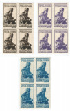 |Romania, LP 148 III/1942, Pentru Transnistria - Miron Costin, blocuri de 4, MNH, Nestampilat