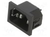 SCHURTER Modul de alimentare IEC 60320 C14 10A 6150
