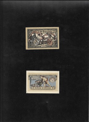 Set Notgeld 25 + 50 pf Freienwalde foto
