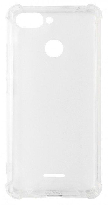 Husa tip capac spate slim Roar Armor (colturi intarite) transparenta policarbonat + silicon pentru Xiaomi Redmi 6