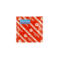 Prezervative Durex LONDON Red - Rosu cu aroma de capsuni - 1 buc.