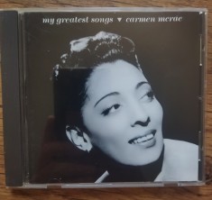 CD Carmen McRae &amp;ndash; My Greatest Songs foto