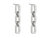 Cercei Zale Cubaneze din Argint 925, placati cu Rodiu - ALCA Fine Jewelry