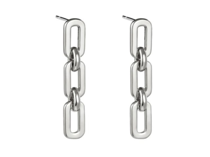 Cercei Zale Cubaneze din Argint 925, placati cu Rodiu - ALCA Fine Jewelry
