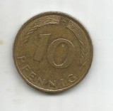 No(2) moneda-RDG-GERMANIA 10 PFENING / 1991. D, Europa