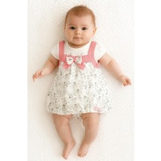 Sarafan cu bluzita tip "gogosar" - Pink (Marime Disponibila: 6-9 luni (Marimea