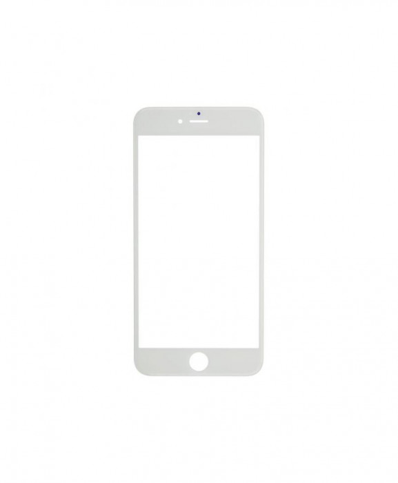 Geam cu Rama + OCA + Polarizator Apple Iphone 6 Alb