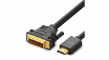 Ugreen Convertor cablu HDMI la DVI 4K 60Hz 30AWG 1m - negru (30116)