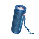 Cumpara ieftin Boxa Portabila Bluetooth 5.1, Hoco Pulse, Iluminare Led, Tws, Albastru - Hc9