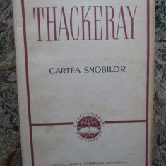 Cartea snobilor - Thackeray