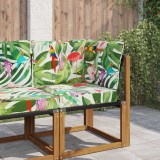 vidaXL Perna pentru canapea de exterior 3 pcs colorat Poliester 900808