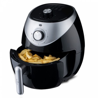 Friteuza cu aer cald Just Perfecto, 1400 W, 3.2 l, 9 programe, Timer 60 minute, Negru foto