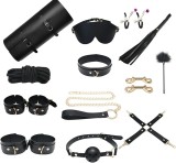 Set Bondage Game 10pcs Negru