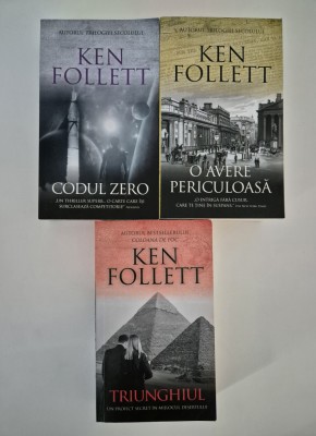 Ken Follett Triunghiul / Codul zero / O Avere periculoasa foto