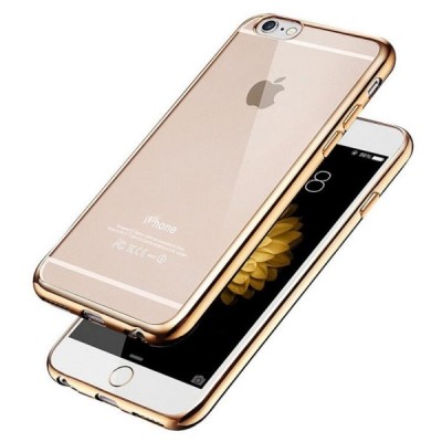 Husa MyStyle TPU Placata Gold pentru Apple iPhone 6 Plus / Apple iPhone 6S Plus foto
